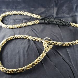 Unique Paracord Hand Woven Slip Style Dog Leash
